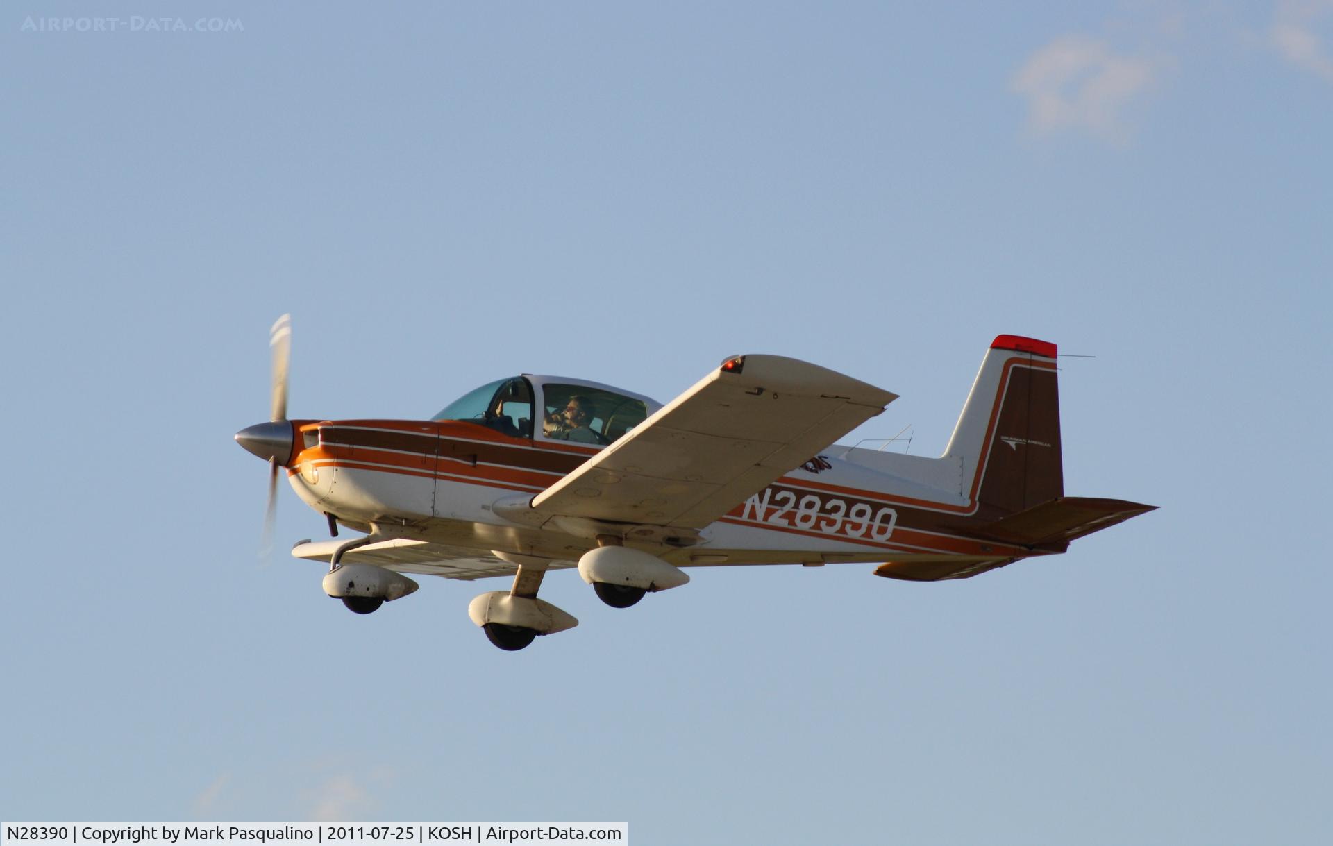 N28390, 1977 Grumman American AA-5B Tiger C/N AA5B0587, AA-5B