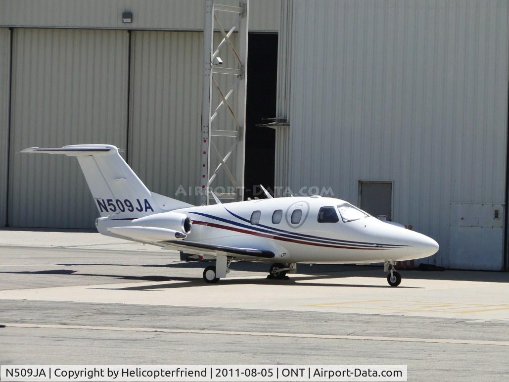 N509JA, 2007 Eclipse Aviation Corp EA500 C/N 000084, Parked on the southside