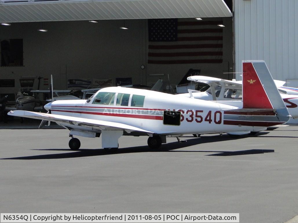 N6354Q, 1967 Mooney M20F Executive C/N 670437, Parked at Howard Aviation