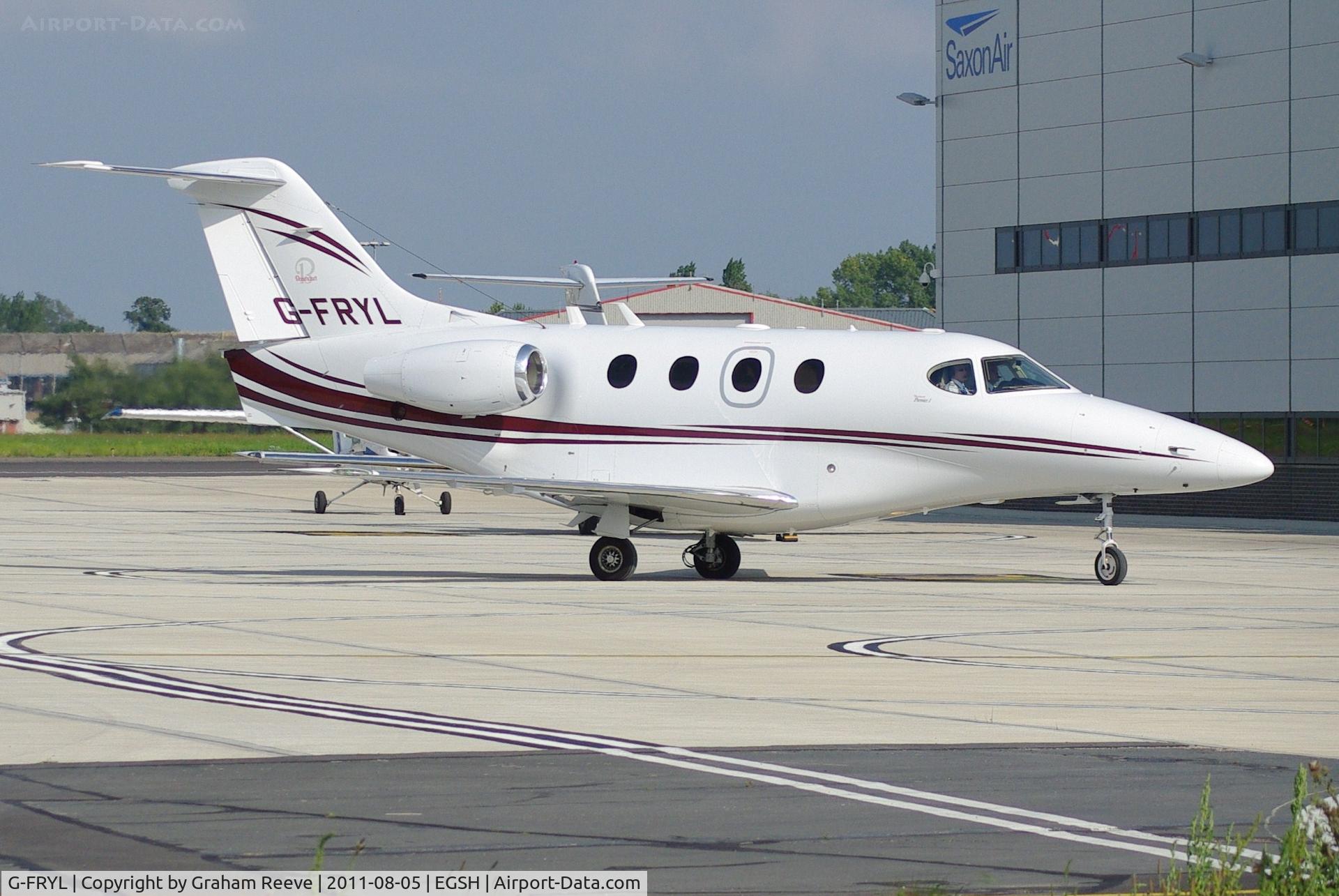 G-FRYL, 2004 Raytheon 390 Premier I C/N RB-97, Just arrived.