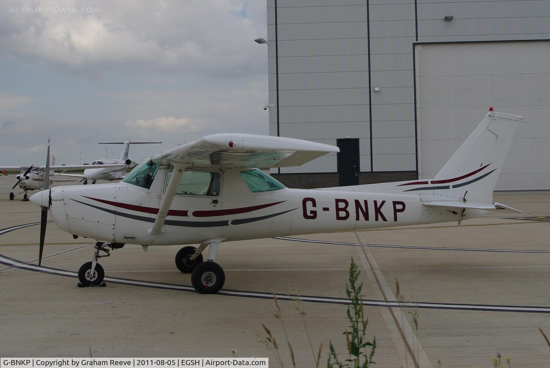 G-BNKP, 1978 Cessna 152 C/N 152-81286, Parked at Norwich.