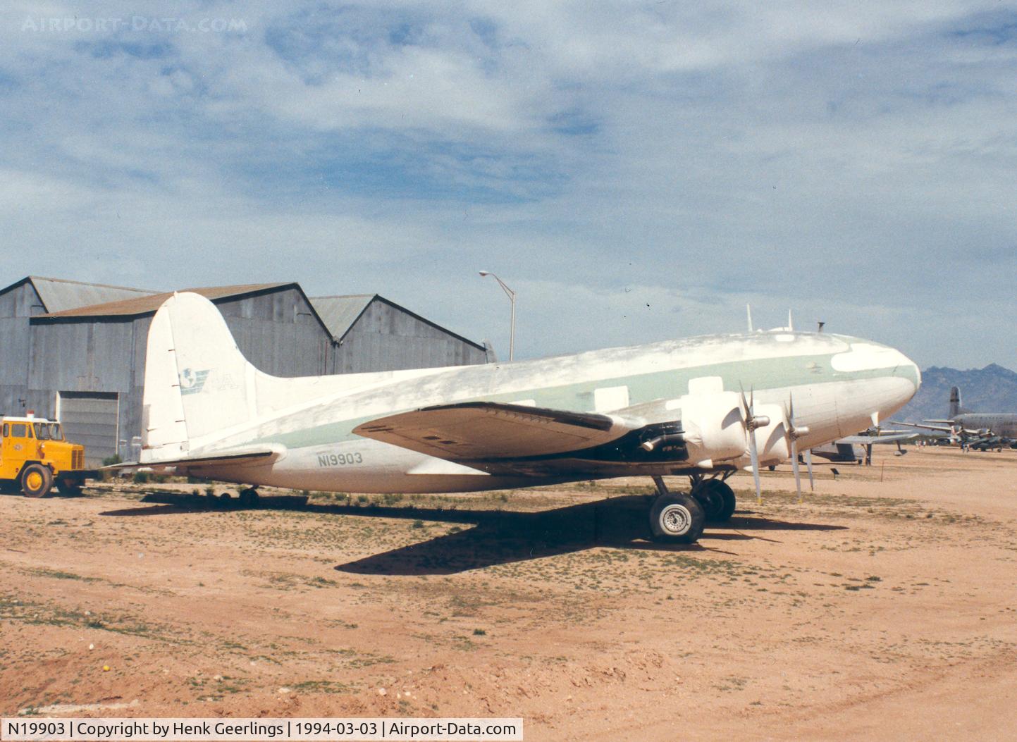N19903, 1940 Boeing SA-307B-1 Stratoliner C/N 2003, Boeing Stratoliner at Pima Air Museum