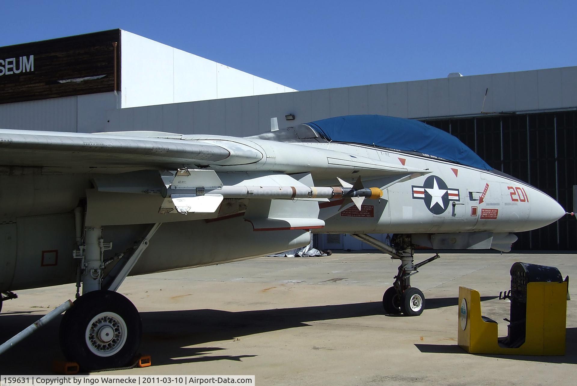 159631, Grumman F-14A Tomcat C/N 178, Grumman F-14A Tomcat at the San Diego Air & Space Museum's Gillespie Field Annex, El Cajon CA