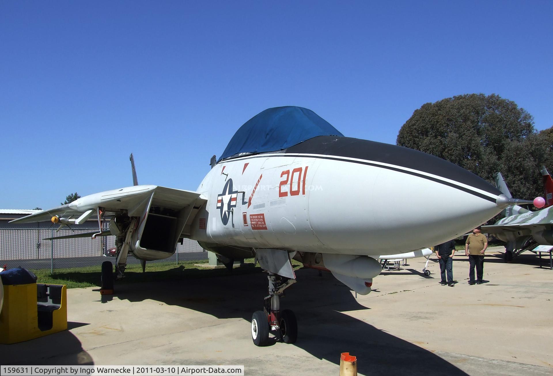 159631, Grumman F-14A Tomcat C/N 178, Grumman F-14A Tomcat at the San Diego Air & Space Museum's Gillespie Field Annex, El Cajon CA