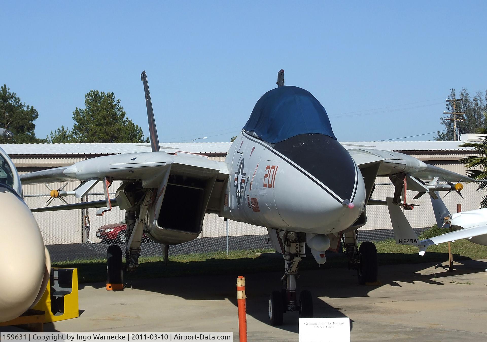 159631, Grumman F-14A Tomcat C/N 178, Grumman F-14A Tomcat at the San Diego Air & Space Museum's Gillespie Field Annex, El Cajon CA