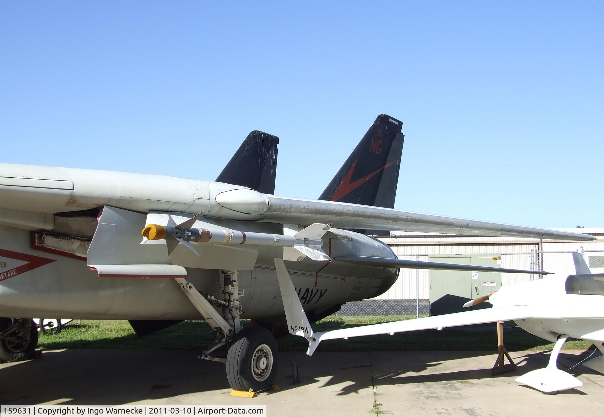 159631, Grumman F-14A Tomcat C/N 178, Grumman F-14A Tomcat at the San Diego Air & Space Museum's Gillespie Field Annex, El Cajon CA