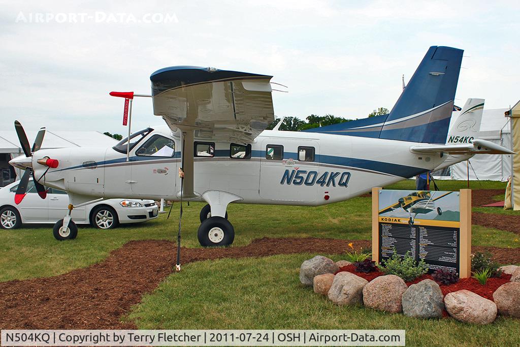 N504KQ, 2009 Quest Kodiak 100 C/N 100-0028, 2009 Quest Aircraft Company Llc KODIAK 100, c/n: 100-0028 on Static Display at 2011 Oshkosh