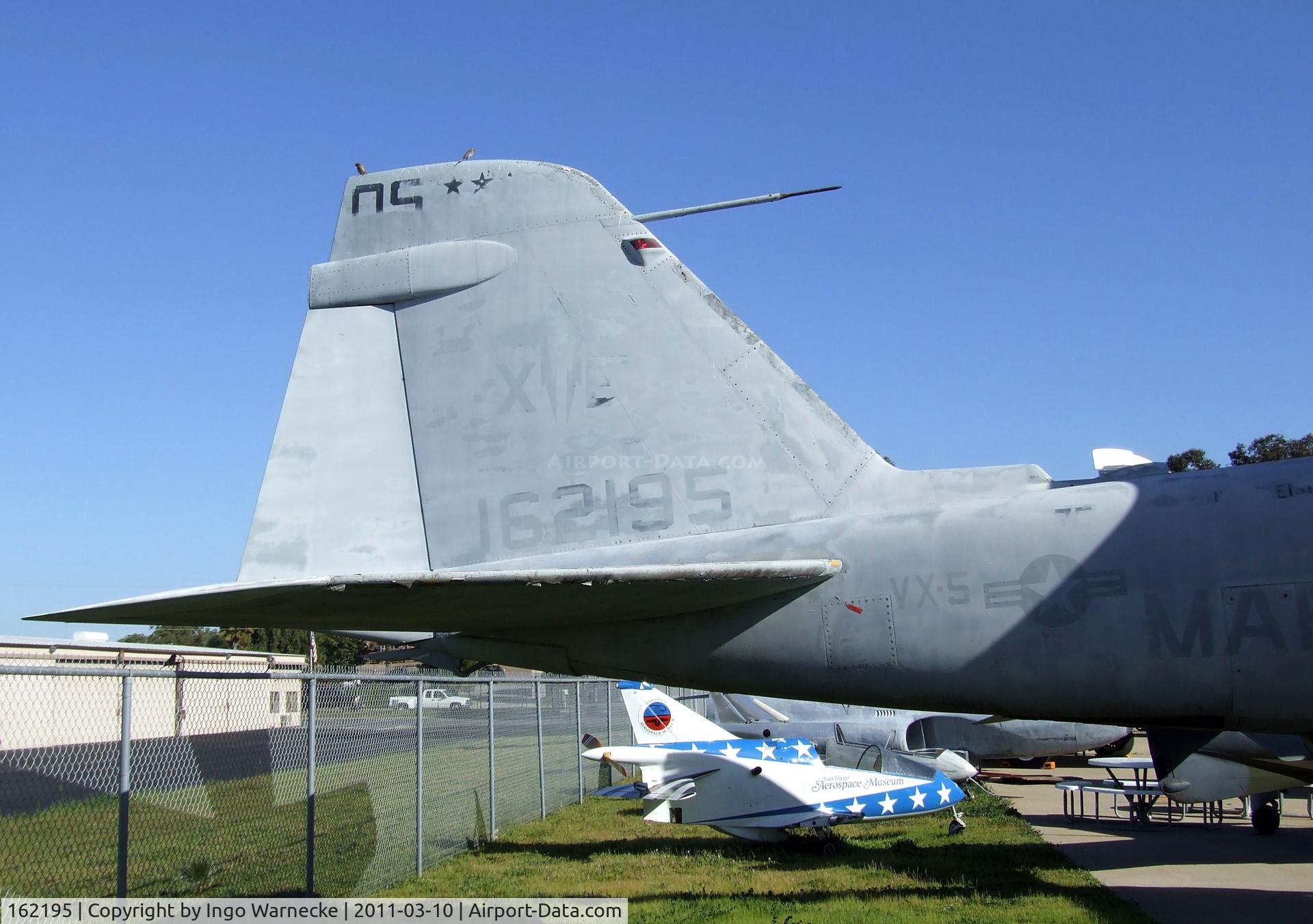162195, Grumman A-6E Intruder C/N I-688, Grumman A-6E Intruder at the San Diego Air & Space Museum's Gillespie Field Annex, El Cajon CA