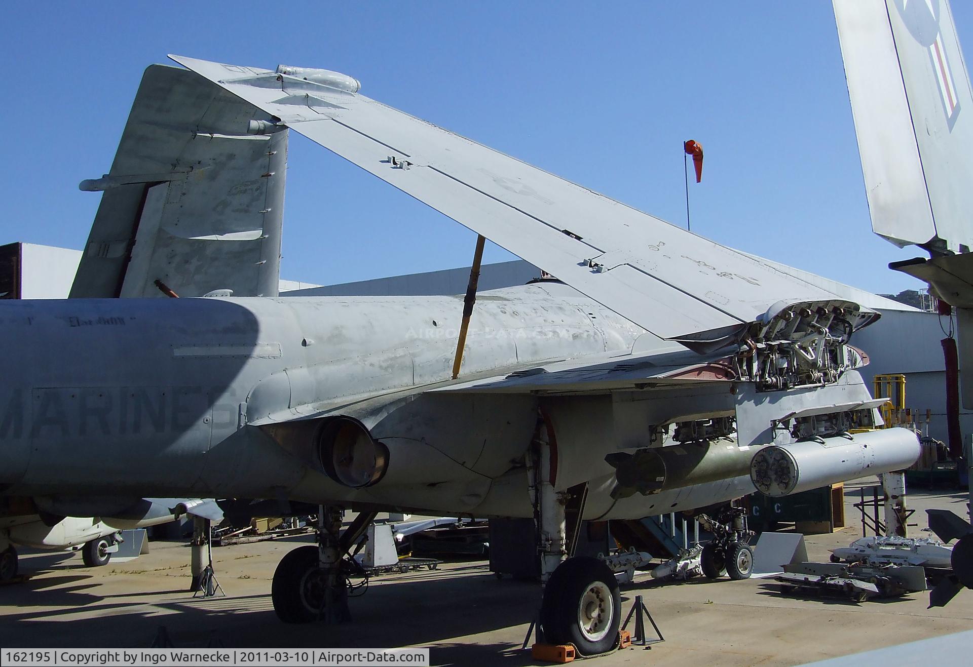 162195, Grumman A-6E Intruder C/N I-688, Grumman A-6E Intruder at the San Diego Air & Space Museum's Gillespie Field Annex, El Cajon CA