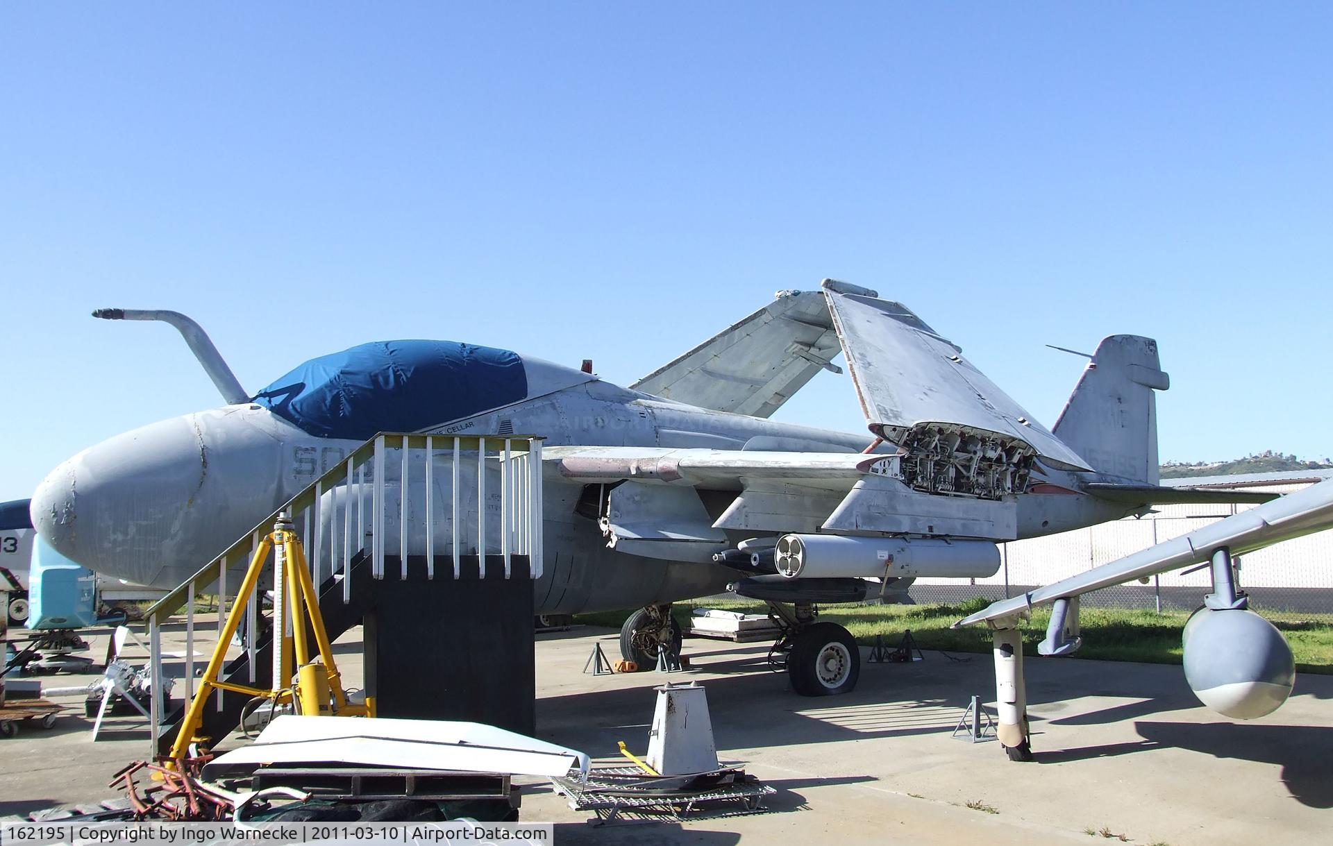 162195, Grumman A-6E Intruder C/N I-688, Grumman A-6E Intruder at the San Diego Air & Space Museum's Gillespie Field Annex, El Cajon CA