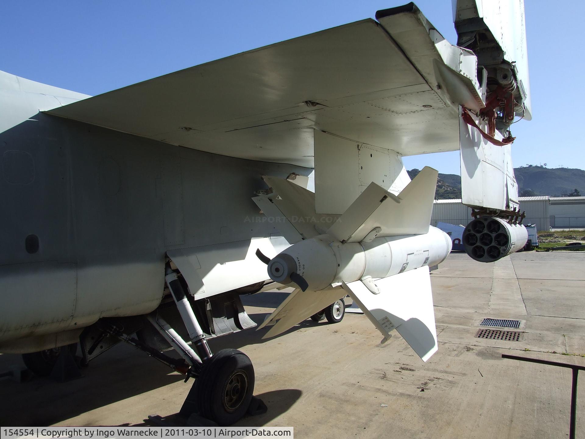 154554, LTV A-7B Corsair II C/N B-194, LTV A-7B Corsair II at the San Diego Air & Space Museum's Gillespie Field Annex, El Cajon CA