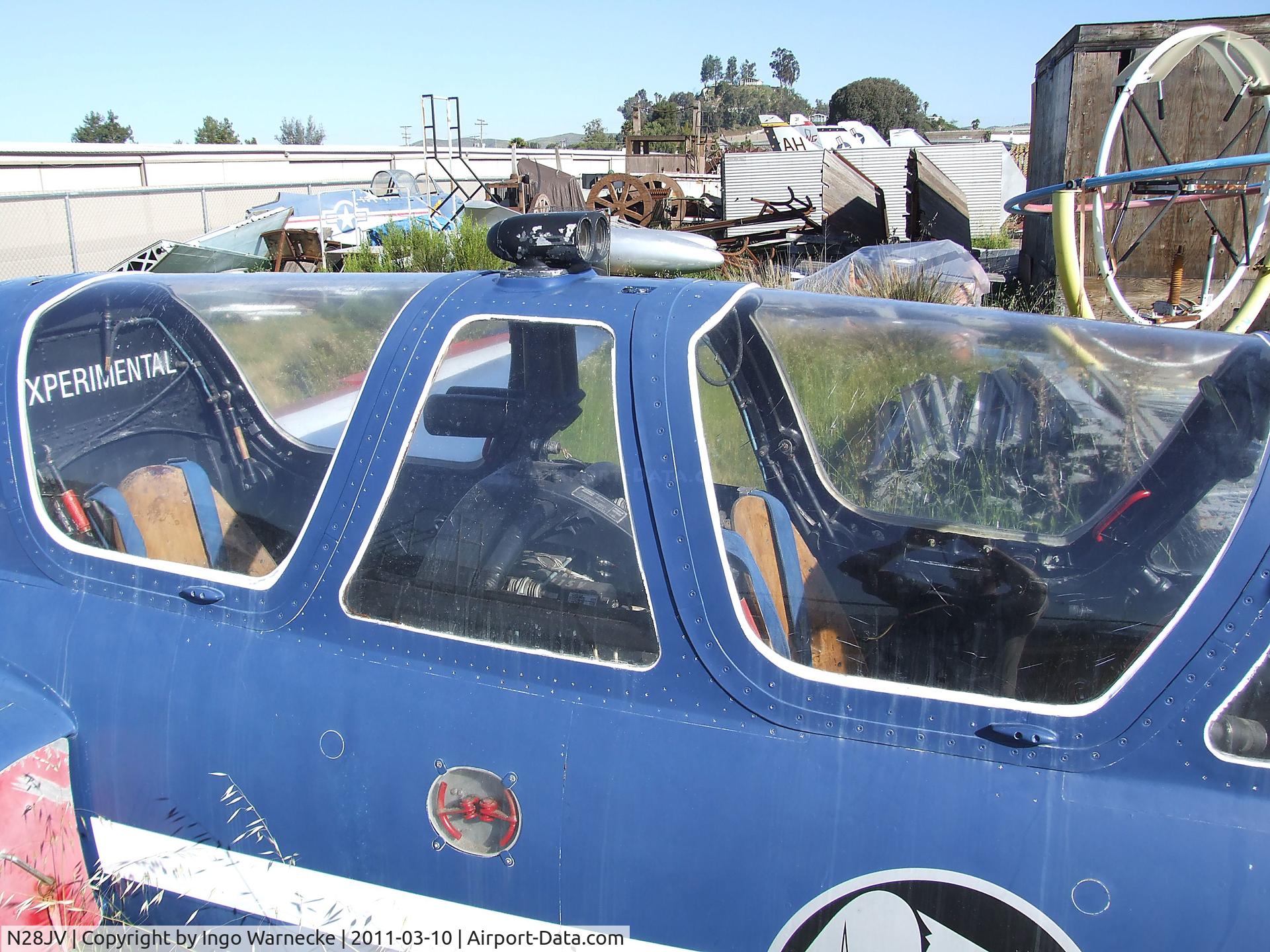 N28JV, 1957 Fouga CM-170 Magister C/N 61, Fouga CM.170 Magister at the San Diego Air & Space Museum's Gillespie Field Annex, El Cajon CA  #c