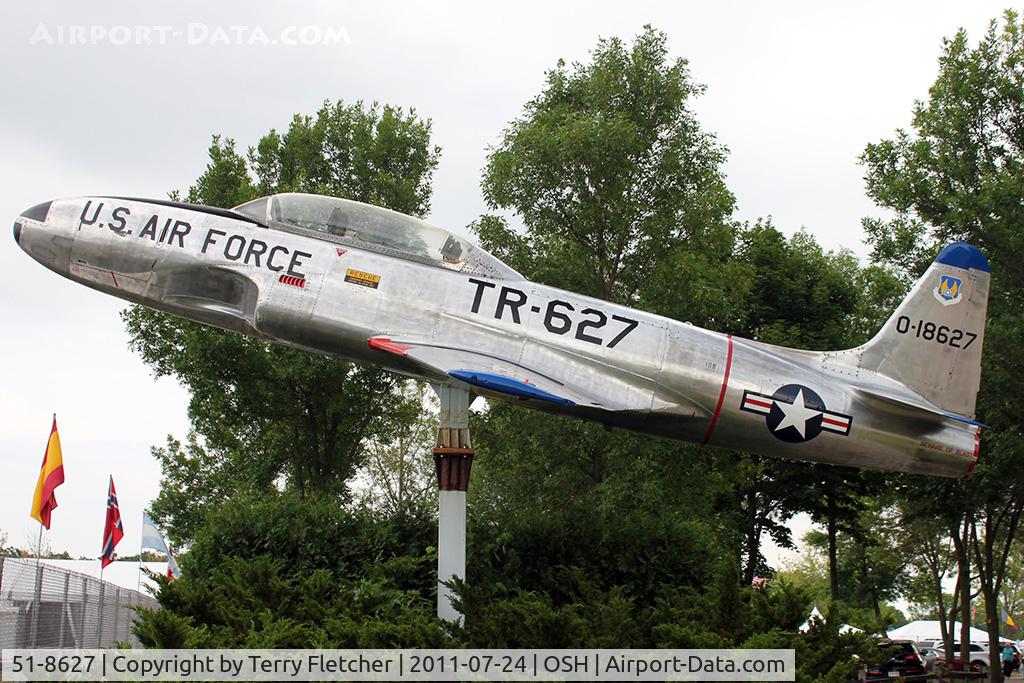 51-8627, 1951 Lockheed T-33A Shooting Star C/N 580-6411, 1951 Lockheed T-33A, c/n: 580-6411 preserved at Oshkosh