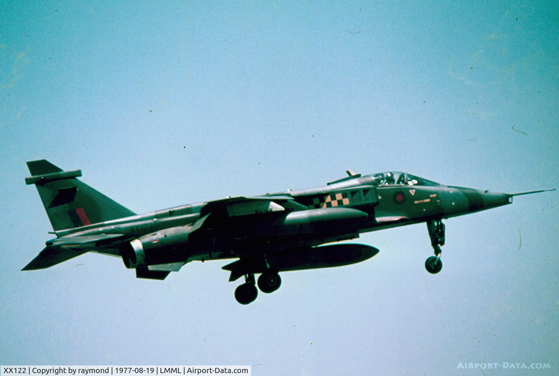 XX122, 1974 Sepecat Jaguar GR.1 C/N S.15, Jaguar GR1 XX122 54Sqd RAF