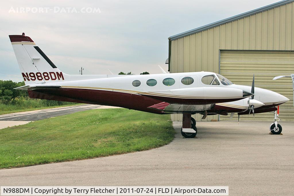 N988DM, 1981 Cessna 340A C/N 340A1244, 1981 Cessna 340A, c/n: 340A1244 at Fond du Lac