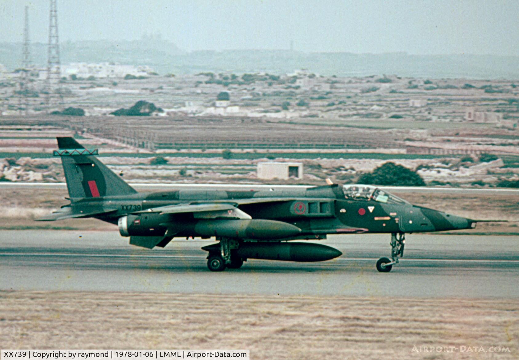 XX739, 1974 Sepecat Jaguar GR.1 C/N S.36, Jaguar GR1 XX739 6Sqd RAF