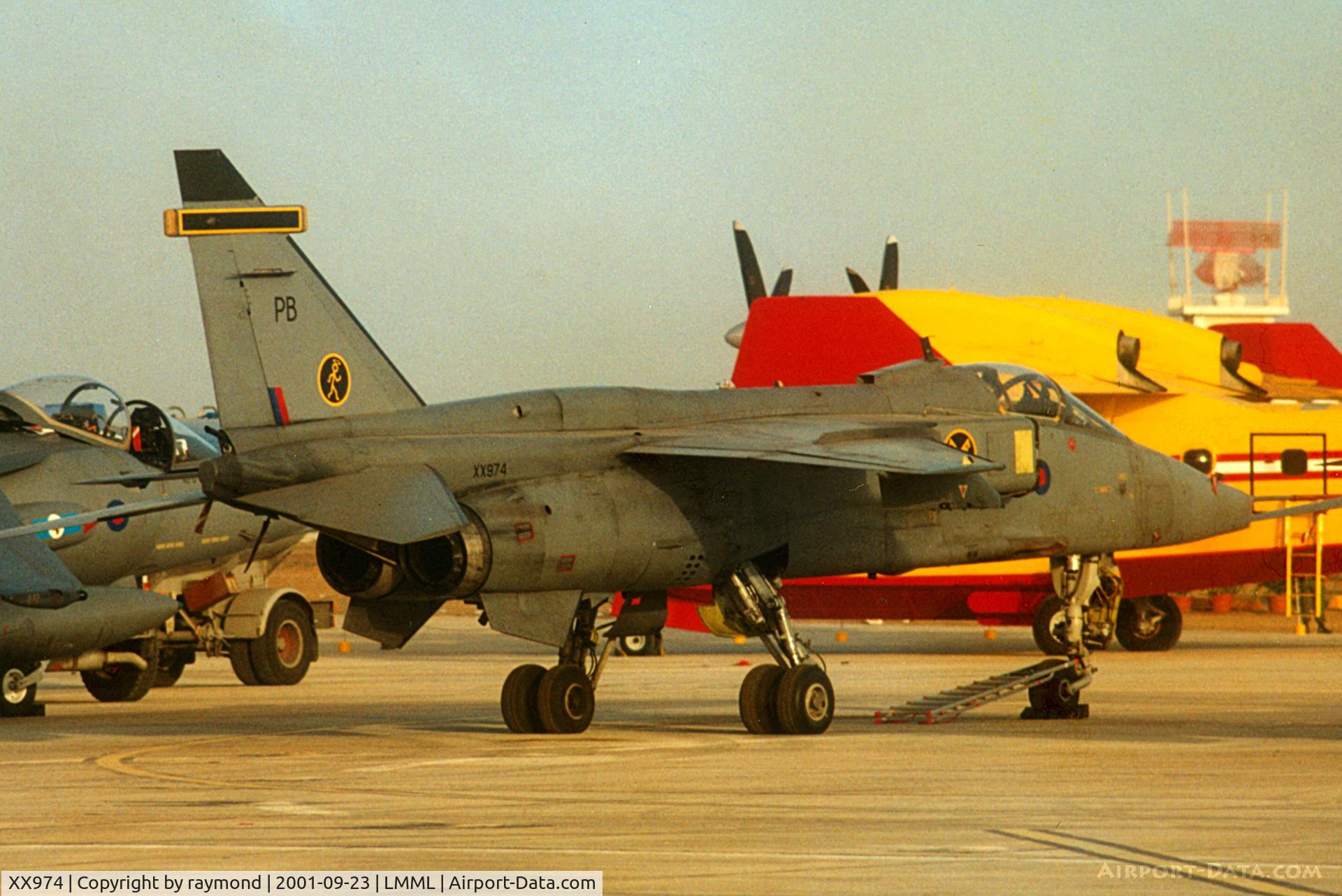 XX974, 1976 Sepecat Jaguar GR.3 C/N S.96, Jaguar GR3 XX974/PB 16Sqd RAF