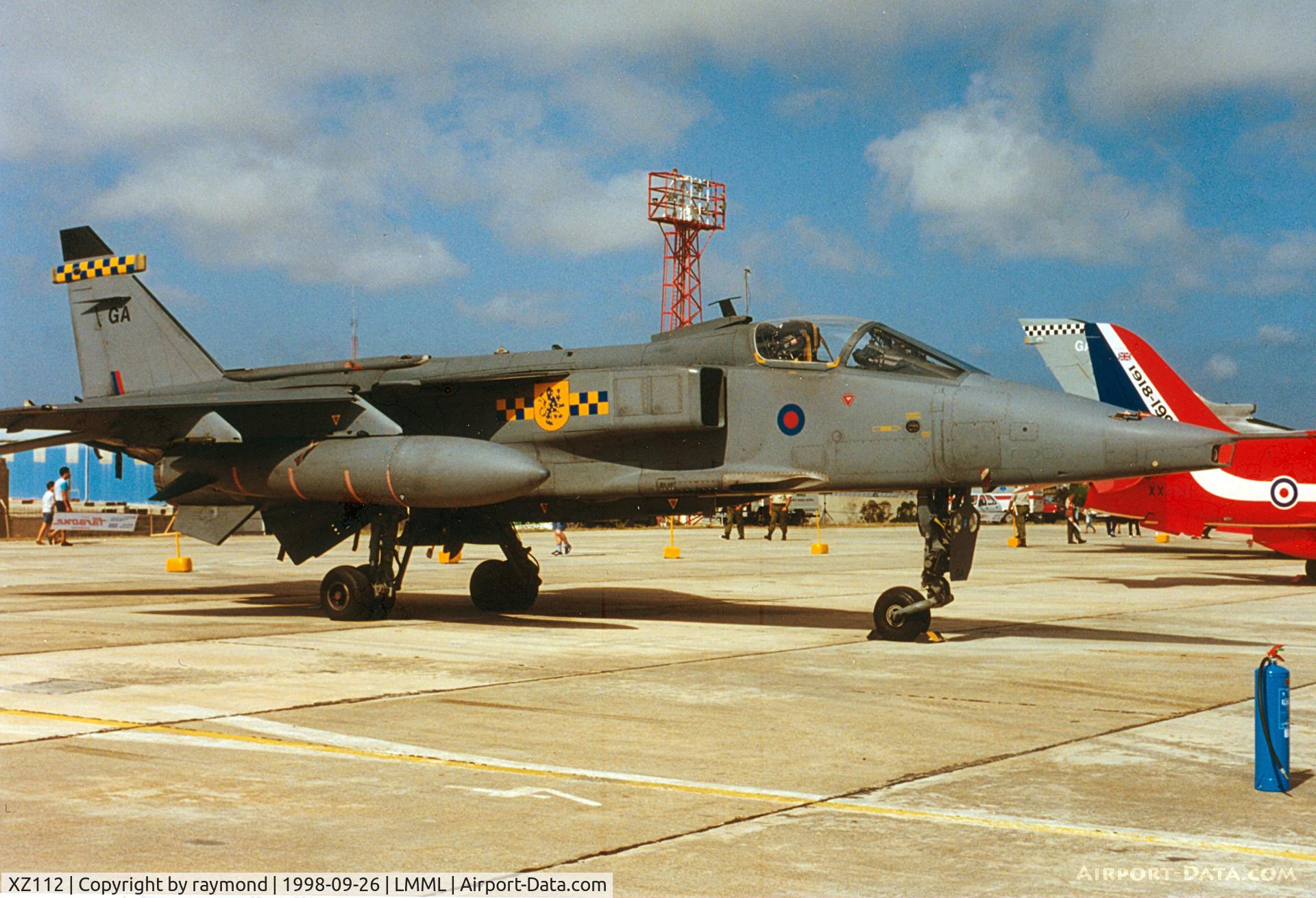 XZ112, 1976 Sepecat Jaguar GR.3A C/N S.113, Jaguar XZ112/GA 54Sqd RAF