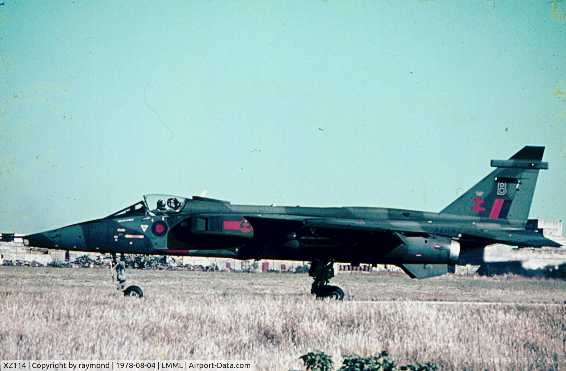 XZ114, 1976 Sepecat Jaguar GR.3A C/N S.115, Jaguar GR1 XZ114/B 41Sqd RAF