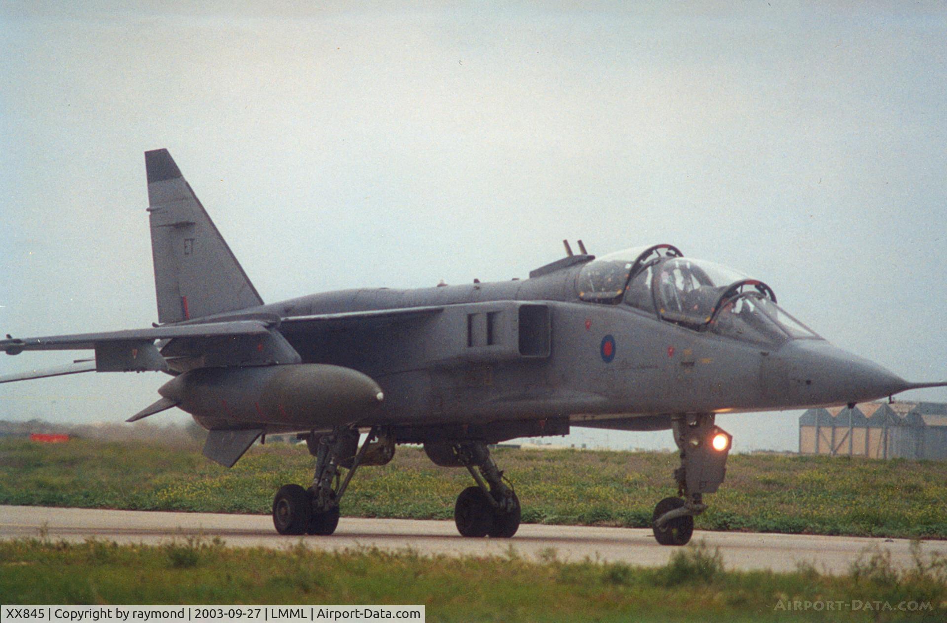 XX845, 1975 Sepecat Jaguar T.2 C/N B.33, JaguarT2 XX845/ET 6Sqd RAF