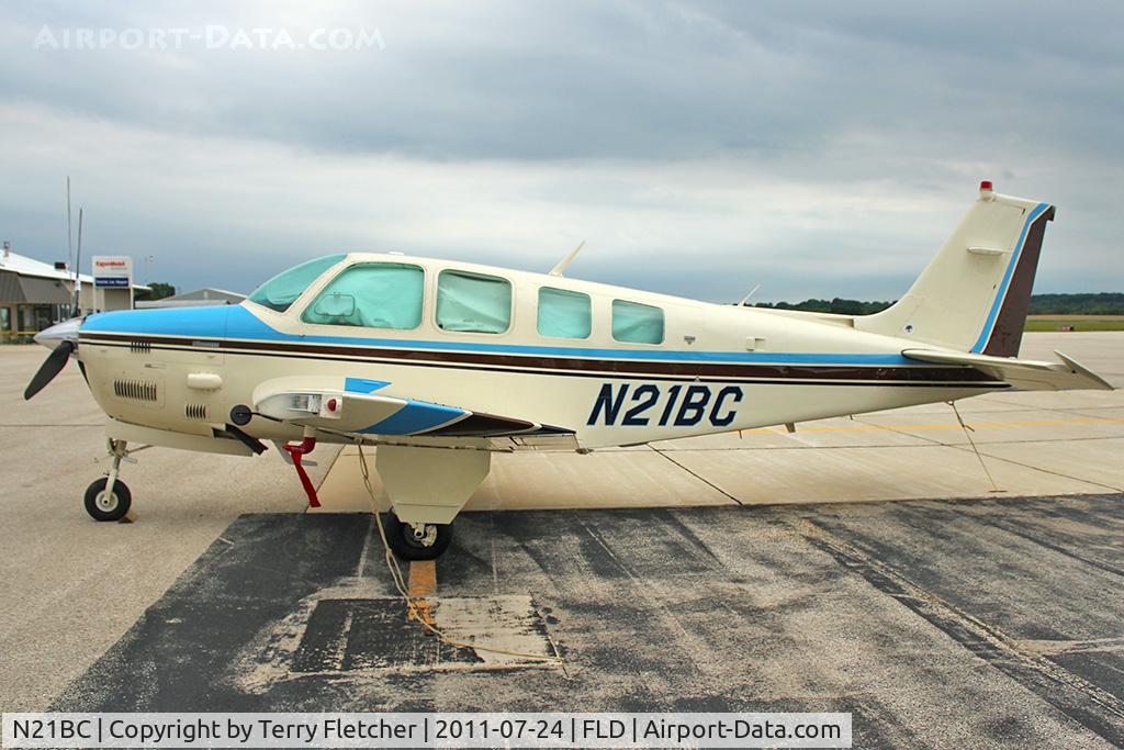 N21BC, 1980 Beech A36TC Bonanza 36 C/N EA-65, 1980 Beech A36TC, c/n: EA-65 at Fond du Lac