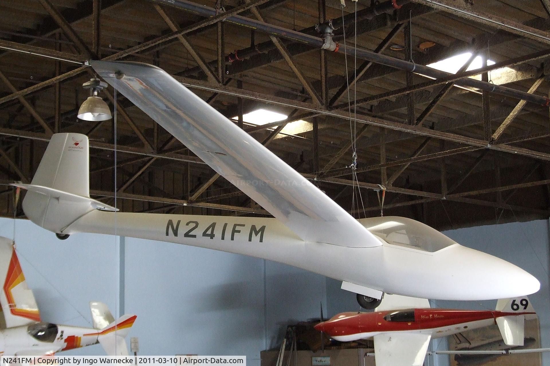 N241FM, 1973 Glasflugel STD LIBELLE 201B C/N 416, Glasflügel Standard-Libelle 201B at the San Diego Air & Space Museum's Gillespie Field Annex, El Cajon CA