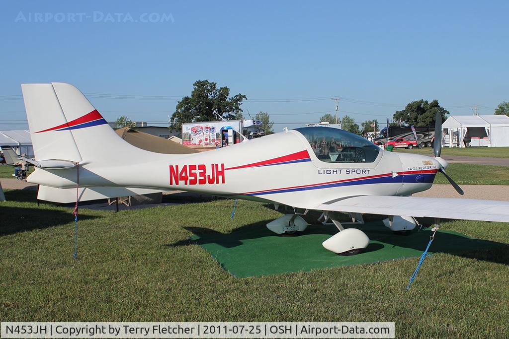 N453JH, Flaming Air FA-04 Peregrine C/N FA 04-0108, Flaming Air Gmbh FA-04 PEREGRINE, c/n: FA 04-0108 on static display at 2011 Oshkosh