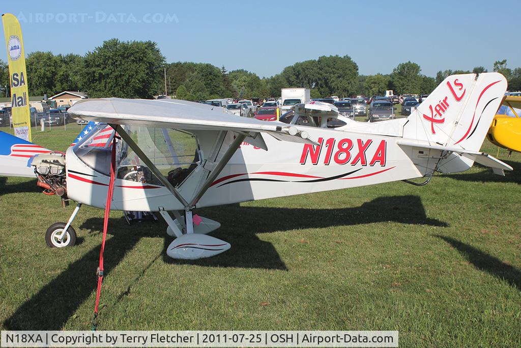 N18XA, X-Air XA85 C/N XA850005, X-air Llc XA85, c/n: XA850005 on static display at 2011 Oshkosh