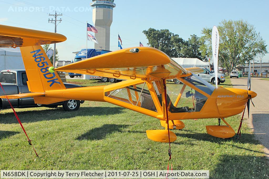 N658DK, Aeroprakt A-22LS Valor C/N 056, Aeroprakt America Inc A-22 LS, c/n: 056 on static display at 2011 Oshkosh