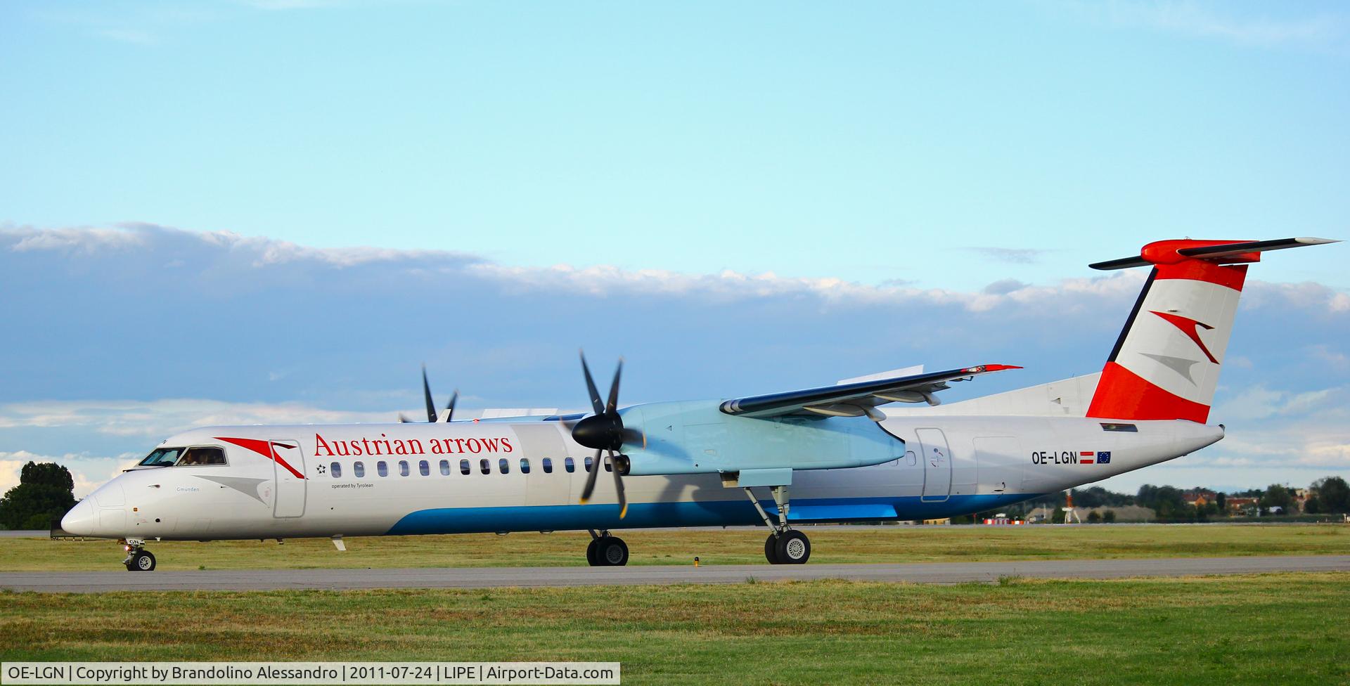 OE-LGN, 2010 De Havilland Canada DHC-8-402Q Dash 8 C/N 4326, Aeroporto G.Marconi Bologna