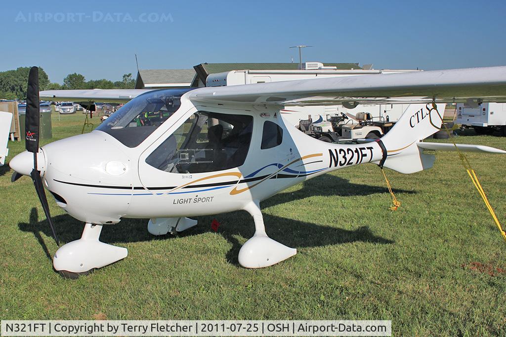 N321FT, Flight Design CTLS C/N F-08-11-22, Flight Design Gmbh CTLS, c/n: F-08-11-22 on static display at 2011 Oshkosh