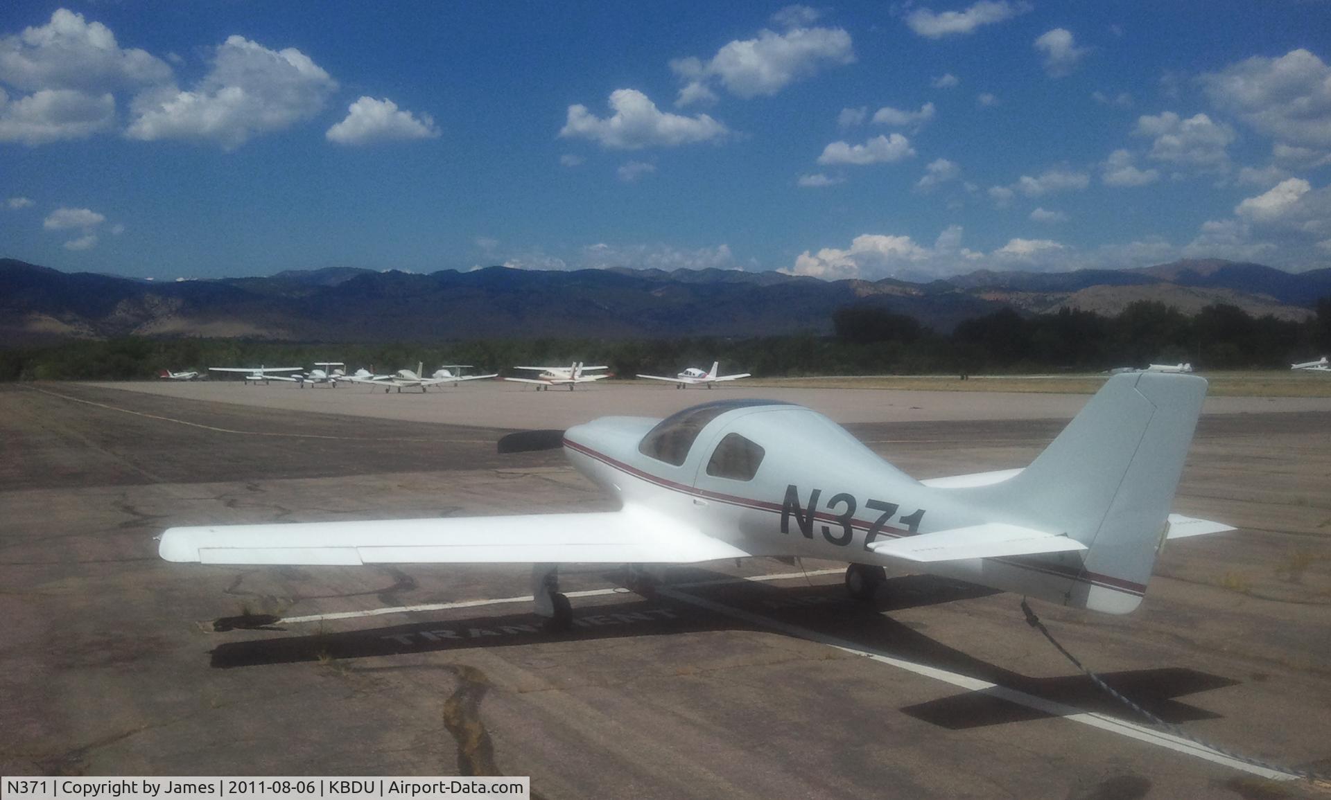 N371, 1996 Lancair 320 C/N 311-320-73, @ Journeys Aviation in Boulder, CO
