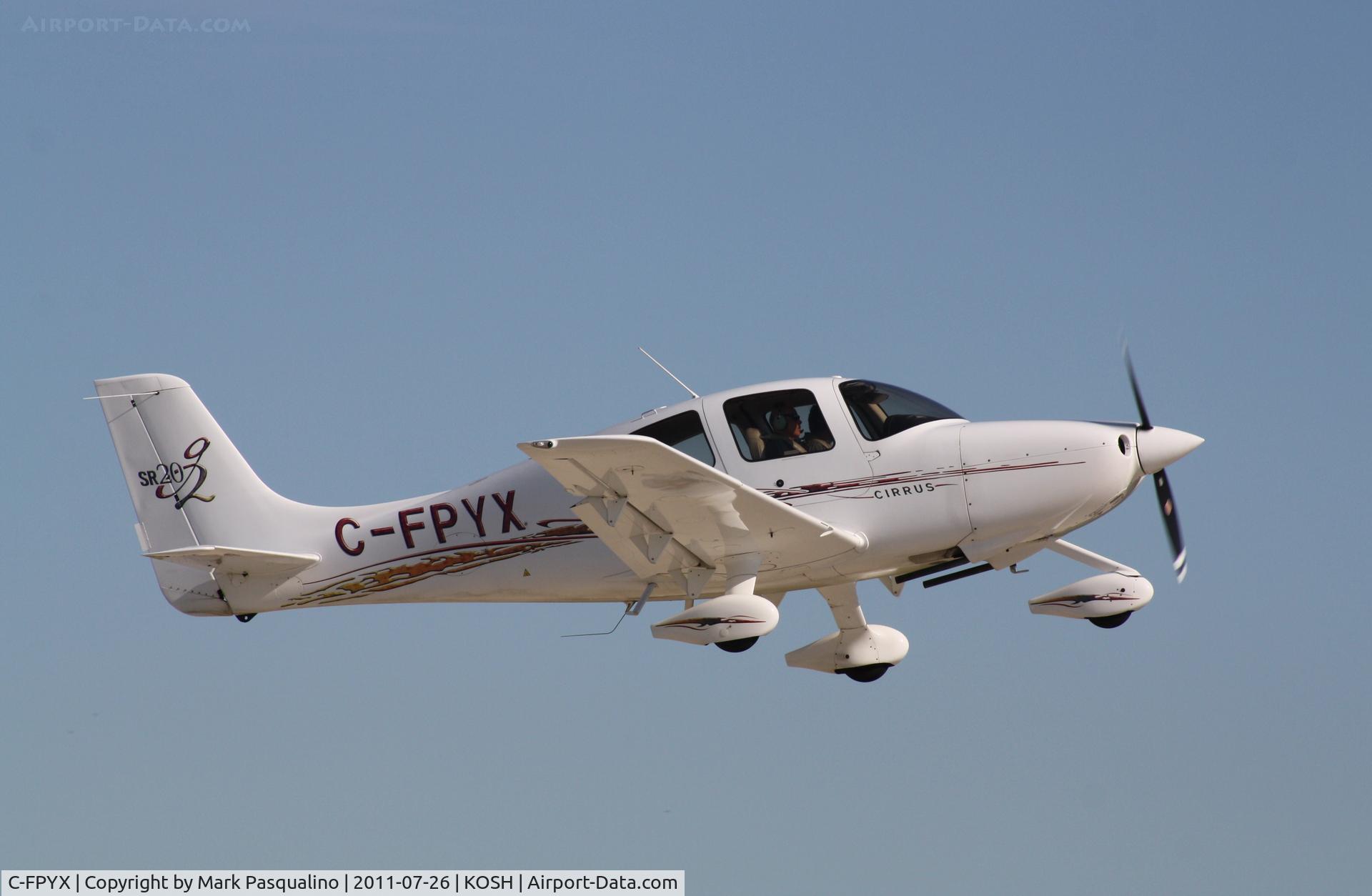 C-FPYX, 2005 Cirrus SR20 G2 C/N 1587, Cirrus SR-20