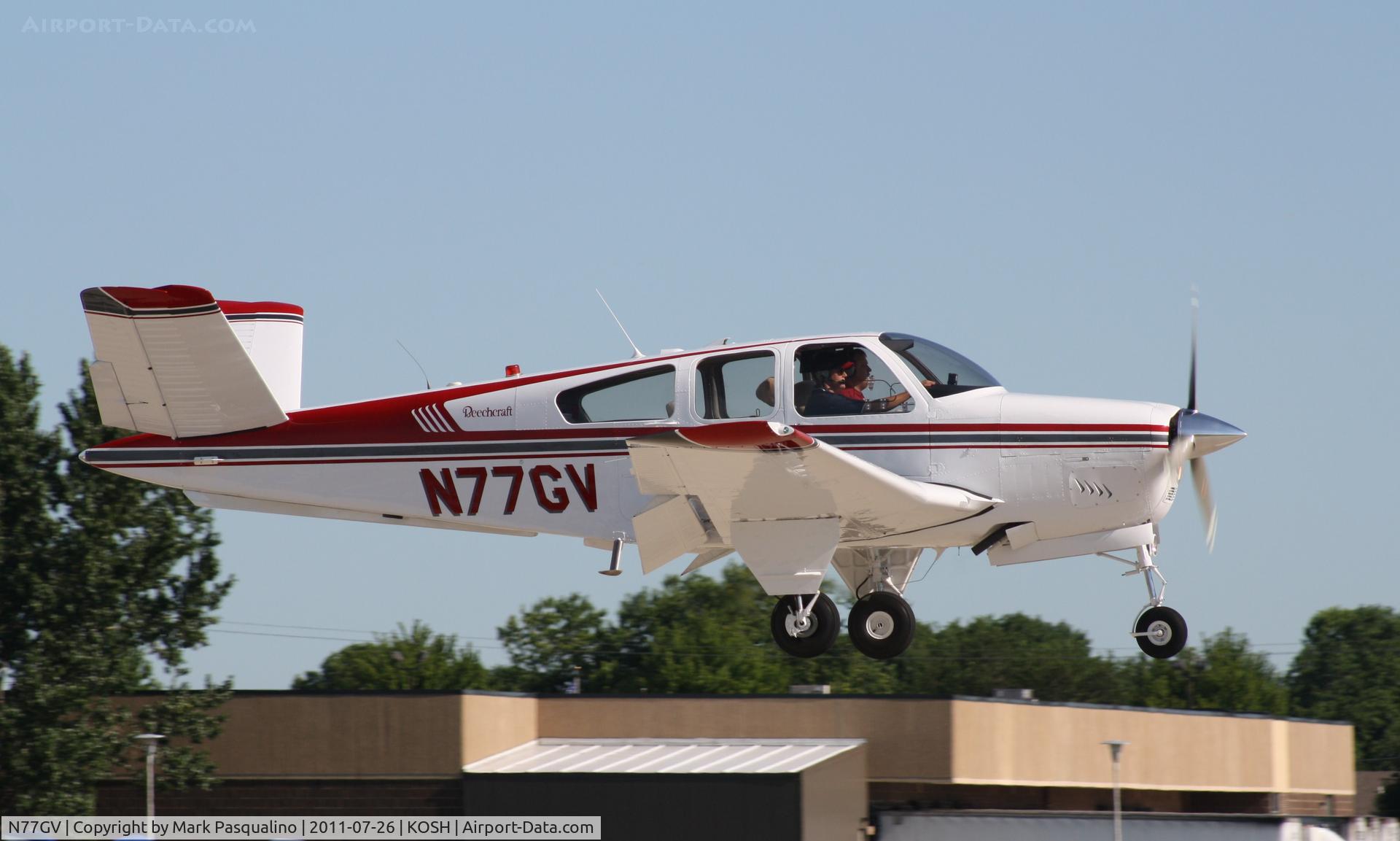 N77GV, 1964 Beech S35 Bonanza C/N D-7693, Beech S35