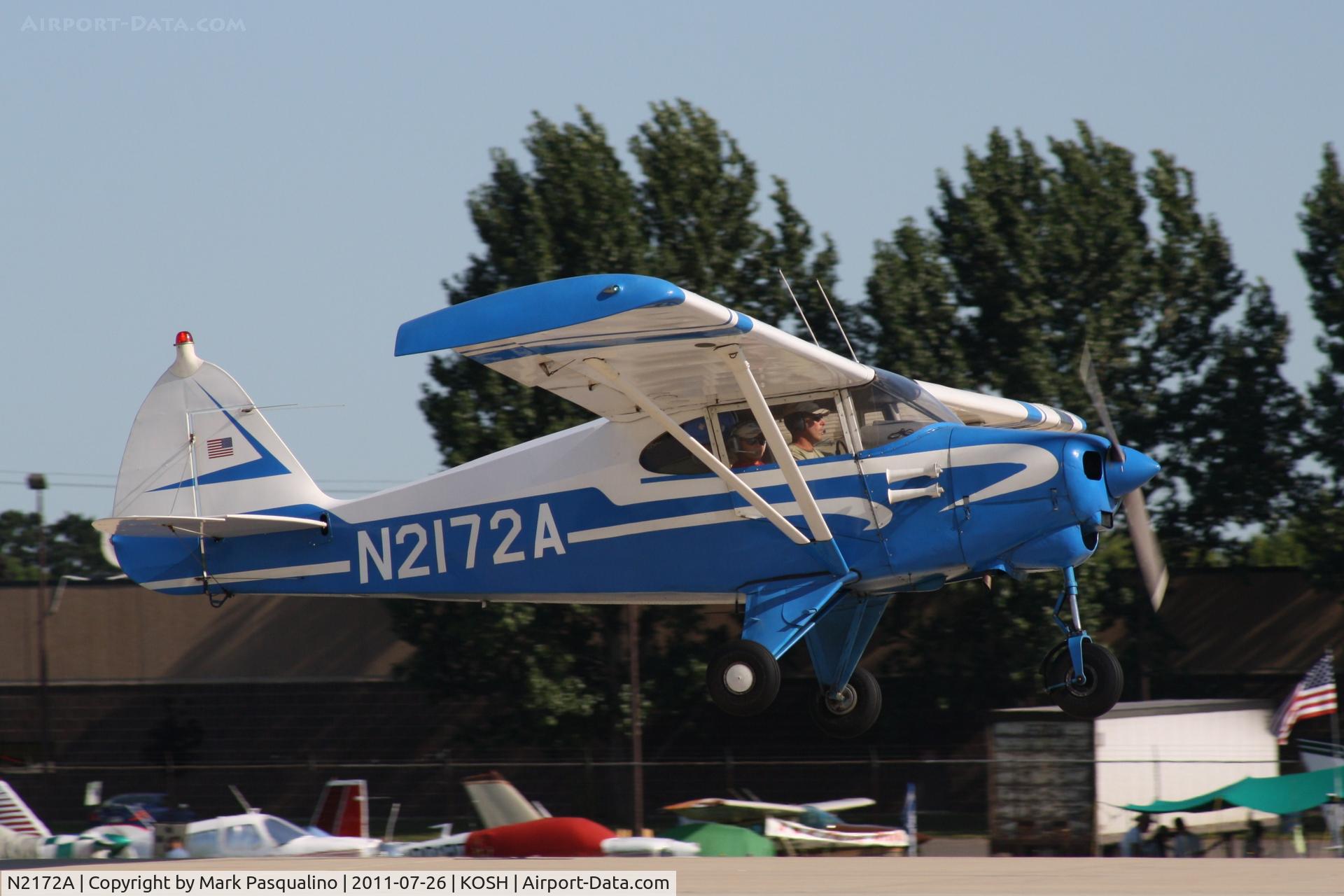N2172A, 1952 Piper PA-22 Tri-Pacer C/N 22-589, Piper PA-22
