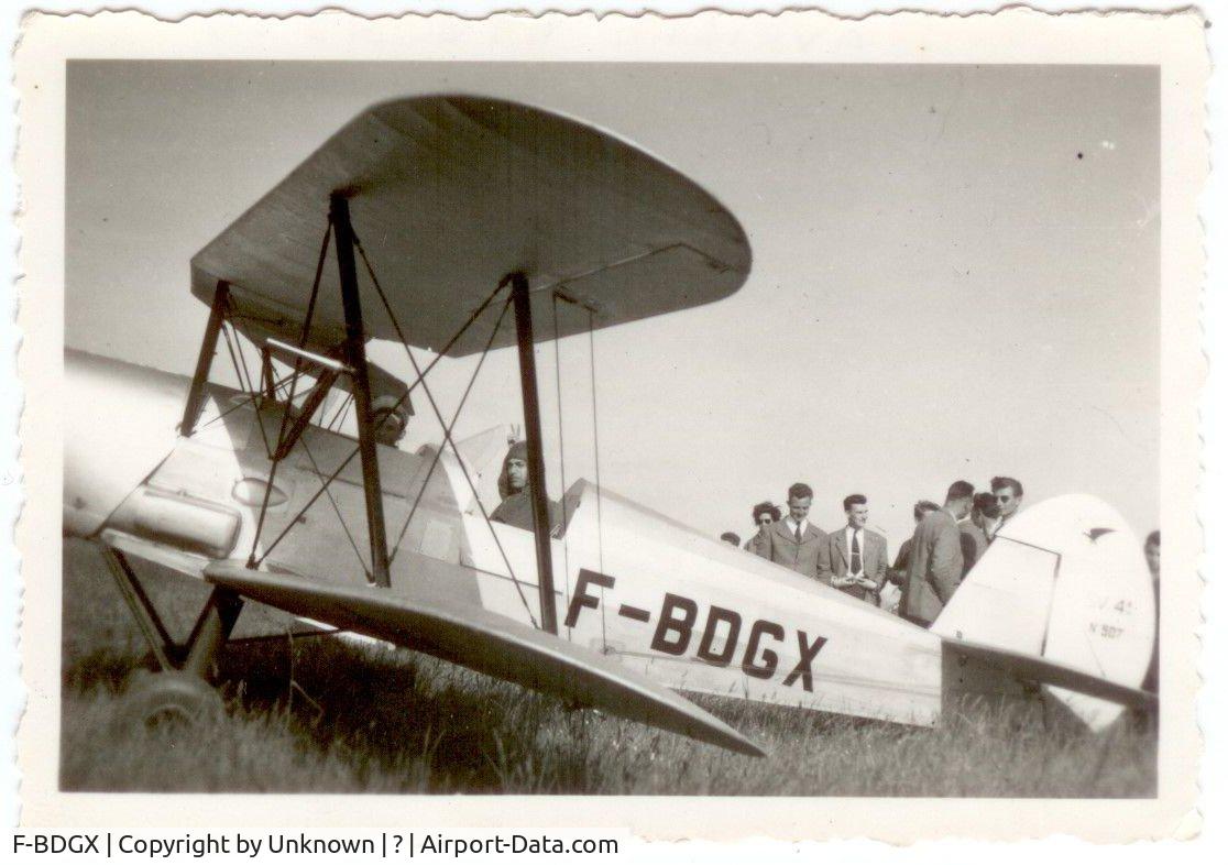 F-BDGX, Stampe-Vertongen SV-4C C/N 507, Maybe taken at the Angers Avrille (France) airtport.