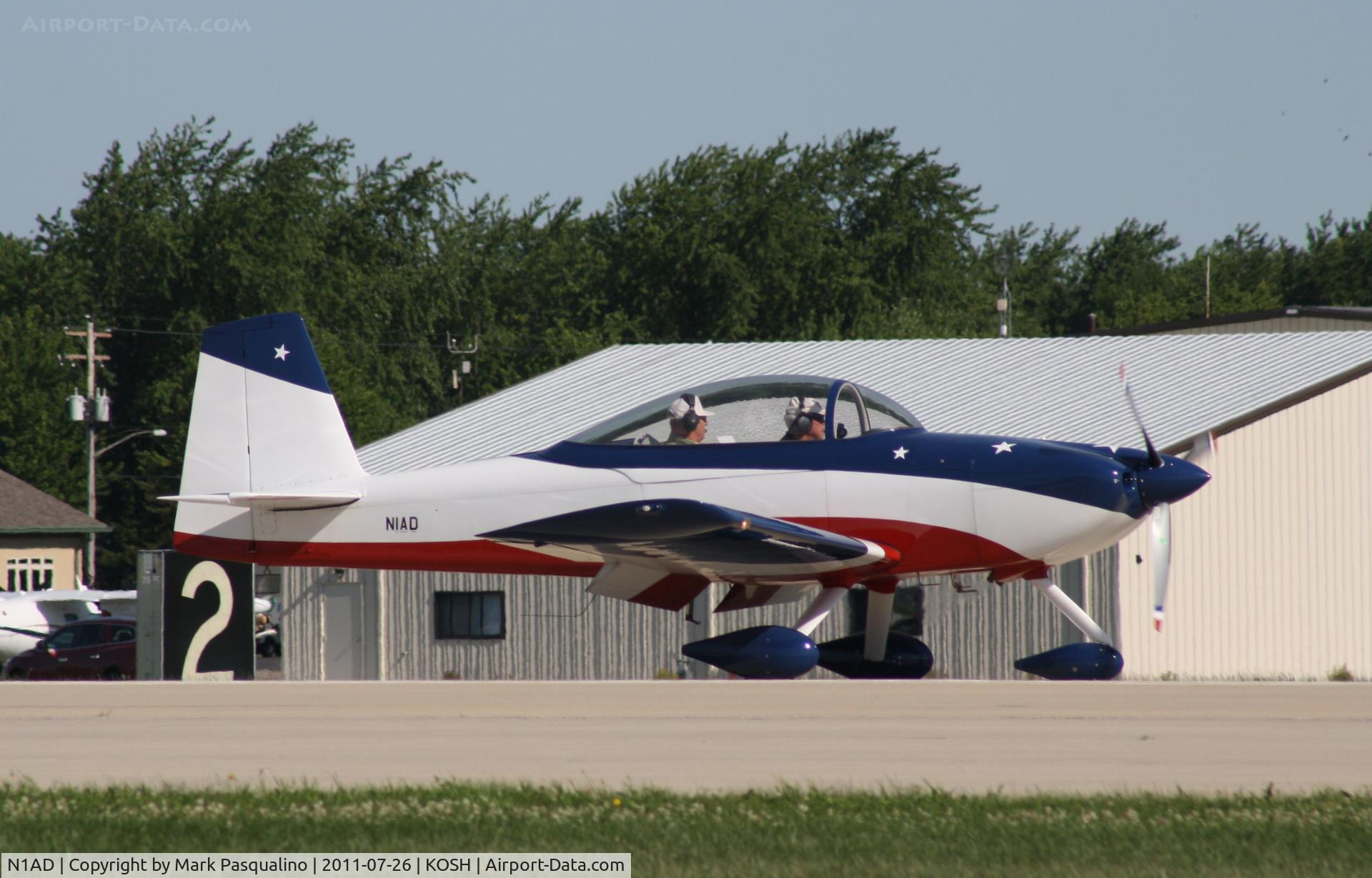 N1AD, 2001 Vans RV-8A C/N 81023, Vans RV-8A