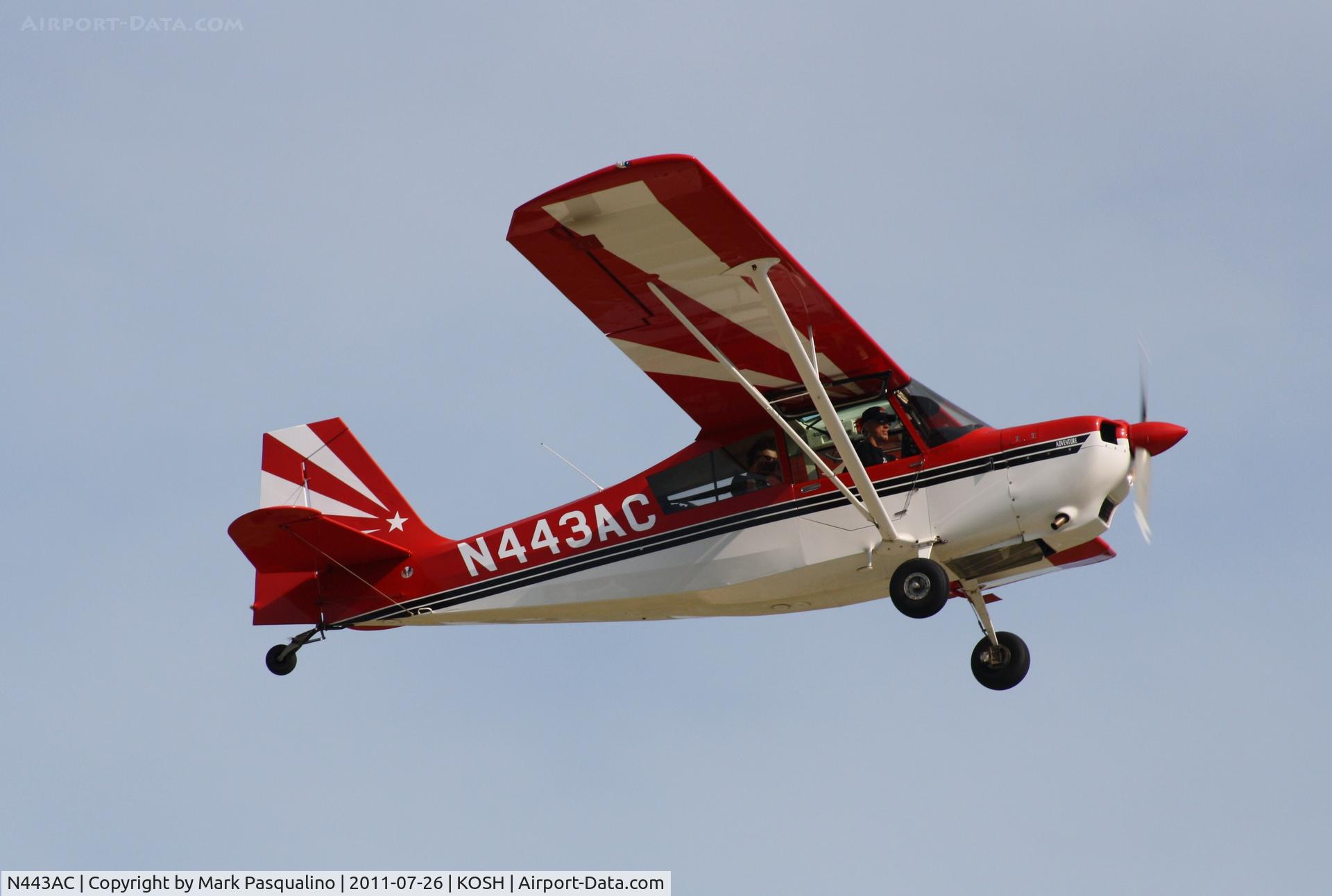 N443AC, 2000 American Champion 7GCAA Citabria C/N 442-2000, American Champion 7GCAA