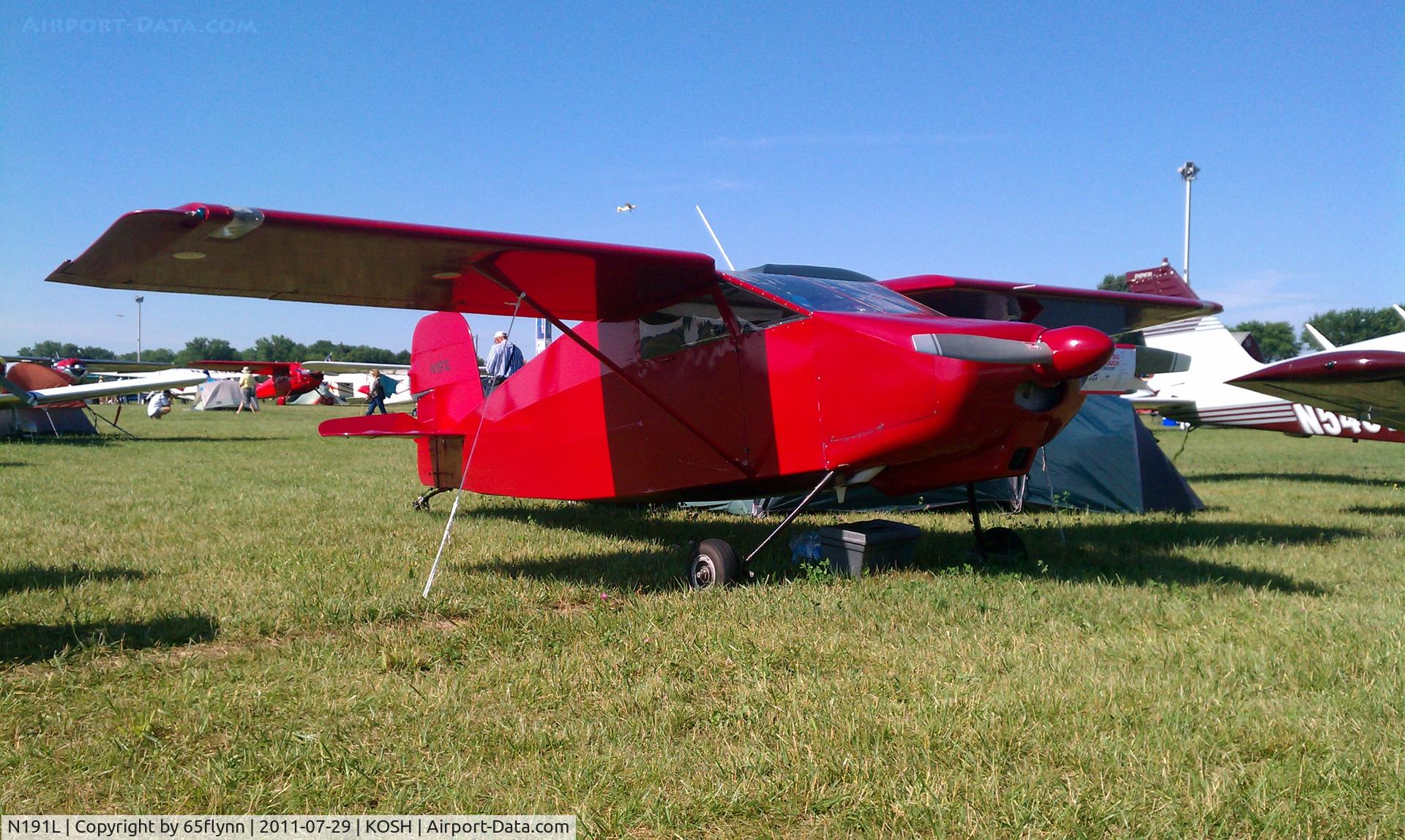 N191L, 1965 Wittman W-8 Tailwind C/N 11, Oshkosh 2011