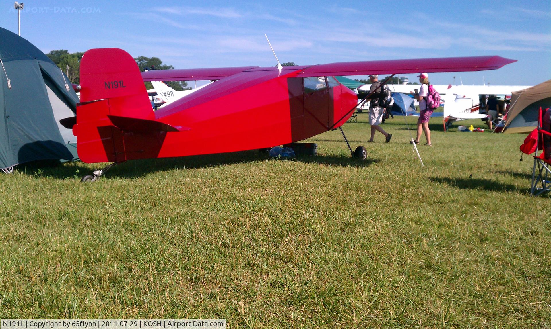 N191L, 1965 Wittman W-8 Tailwind C/N 11, Oshkosh 2011