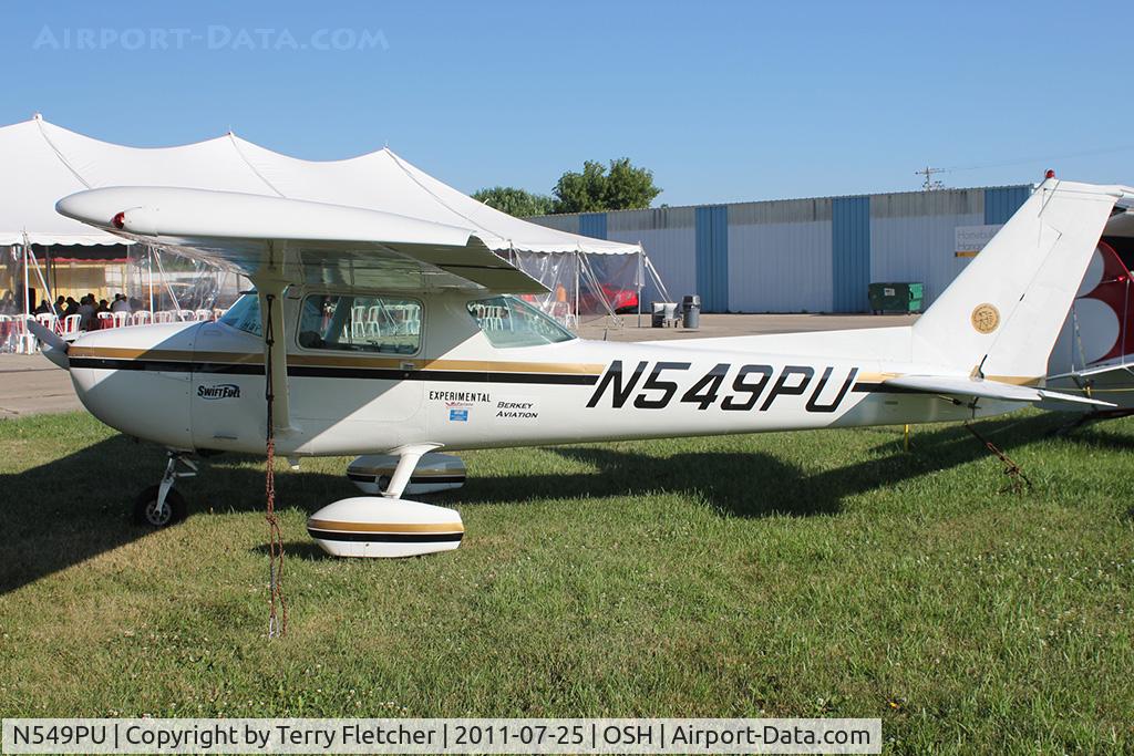 N549PU, 1976 Cessna 150M C/N 15078918, 1976 Cessna 150M, c/n: 15078918 on display at 2011 Oshkosh