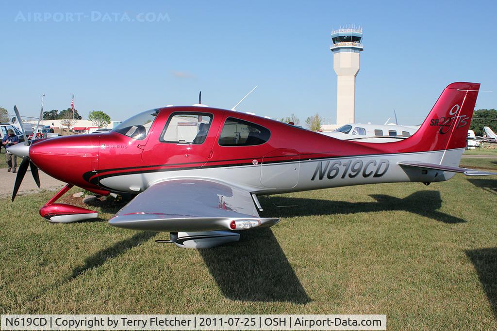 N619CD, 2005 Cirrus SR22 GTS C/N 1672, 2005 Cirrus Design Corp SR22, c/n: 1672 at 2011 Oshkosh
