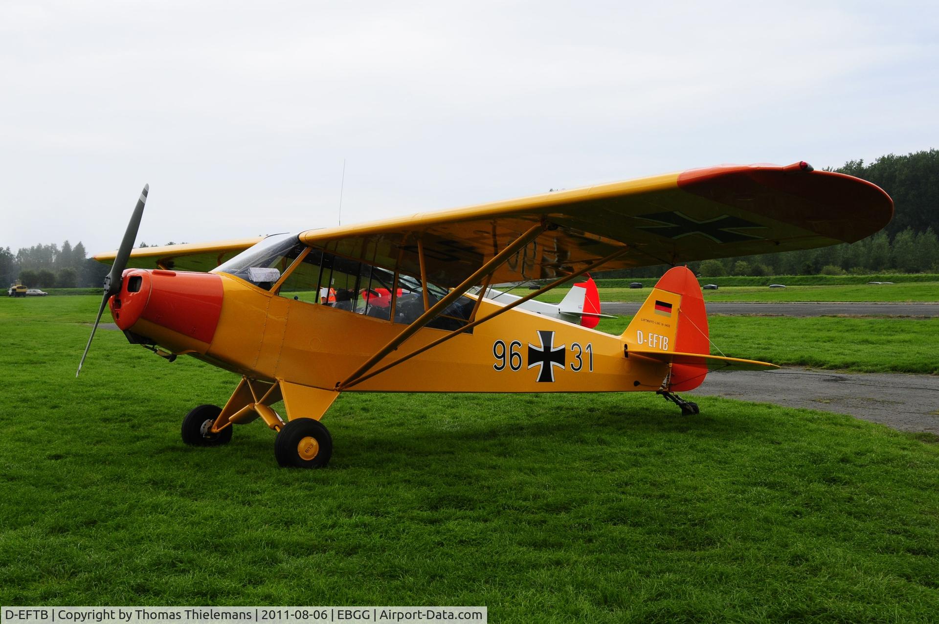 D-EFTB, 1954 Piper L-18C Super Cub (PA-18-95) C/N 18-3455, Opendeurdag VZP 2011