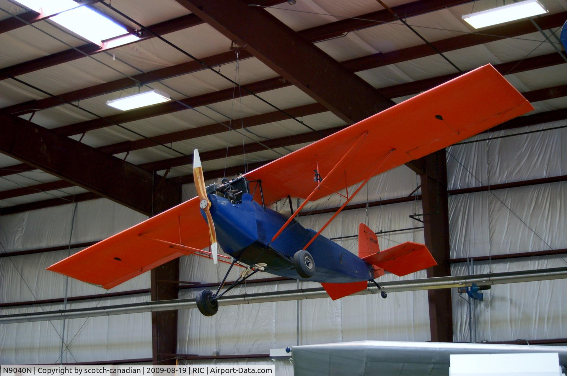 N9040N, 1979 Pietenpol Air Camper C/N 410, 1928 Pietenpol Air Camper Ford Powered Homebuilt at the Virginia Aviation Museum, Richmond, VA