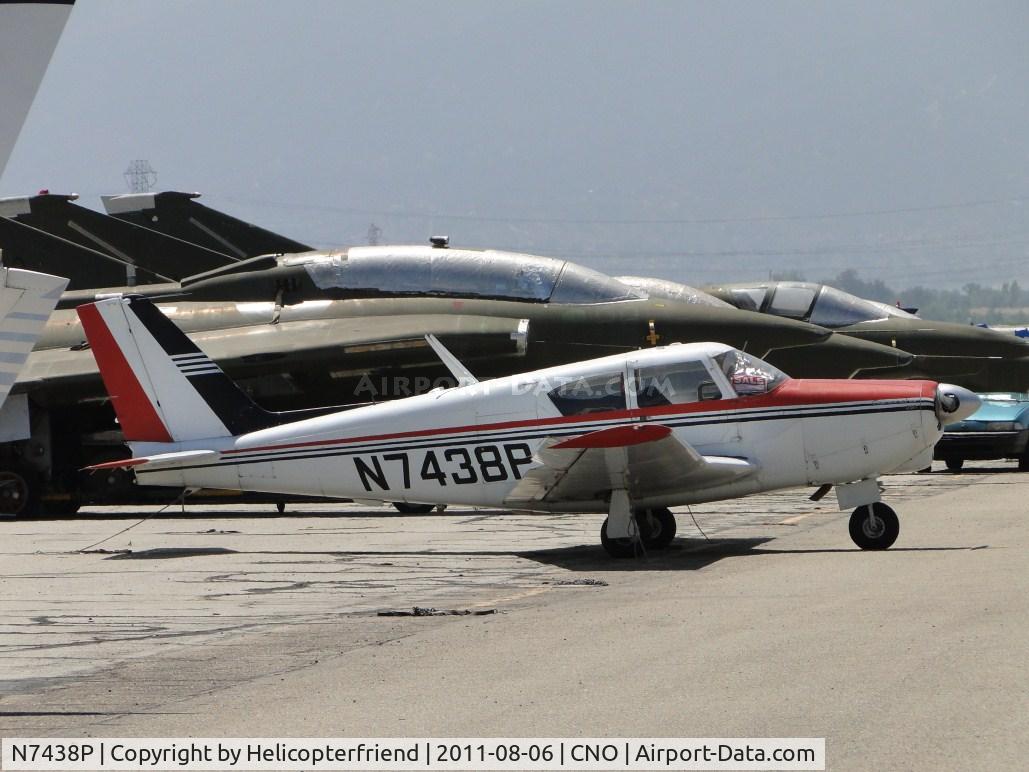 N7438P, 1961 Piper PA-24-250 Comanche C/N 24-2627, Parked in northwest parking area