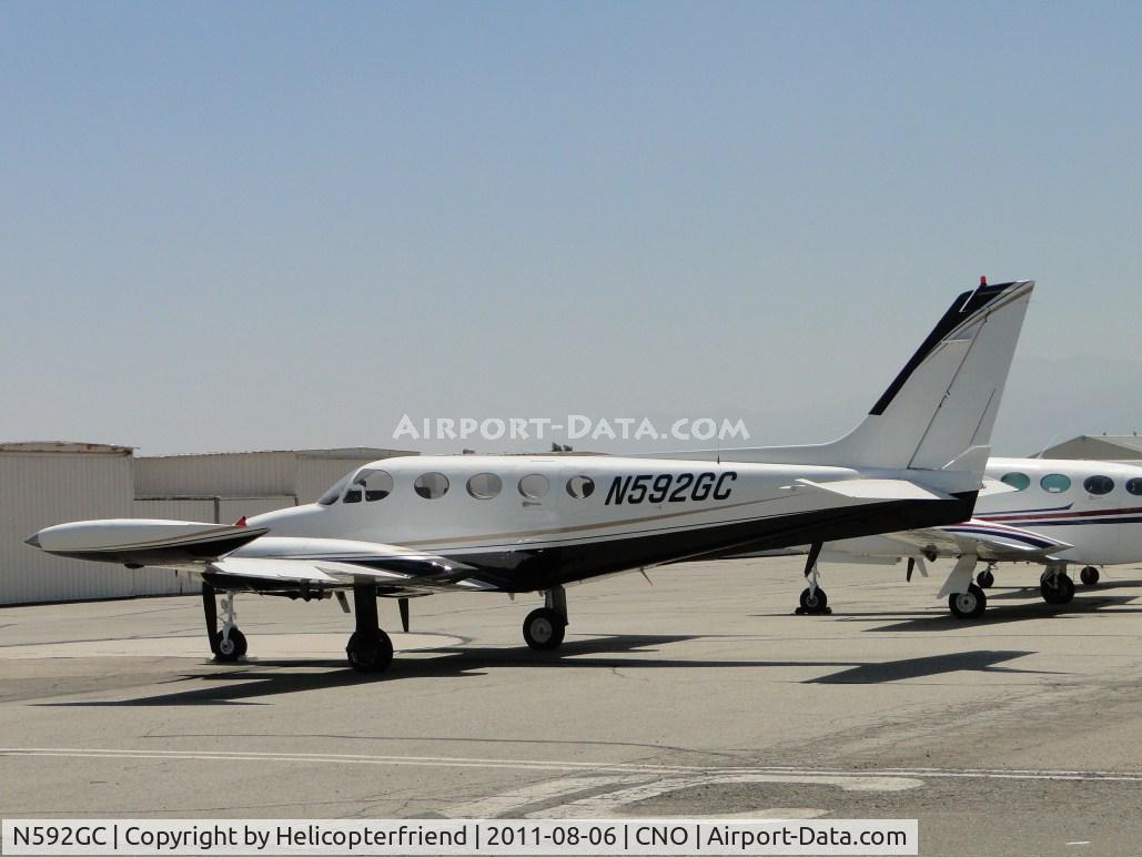 N592GC, 1972 Cessna 340 C/N 340-0152, Parked in the north parking area