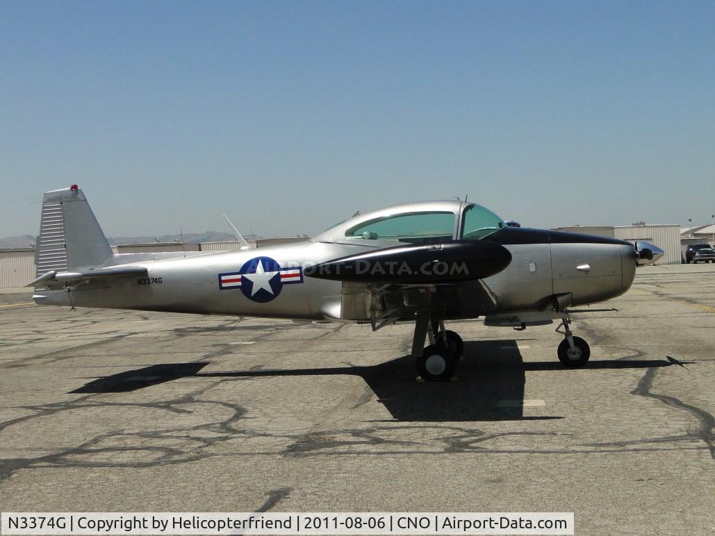 N3374G, 1948 Ryan Navion C/N NAV-4-1280, Parked near the paint shop area