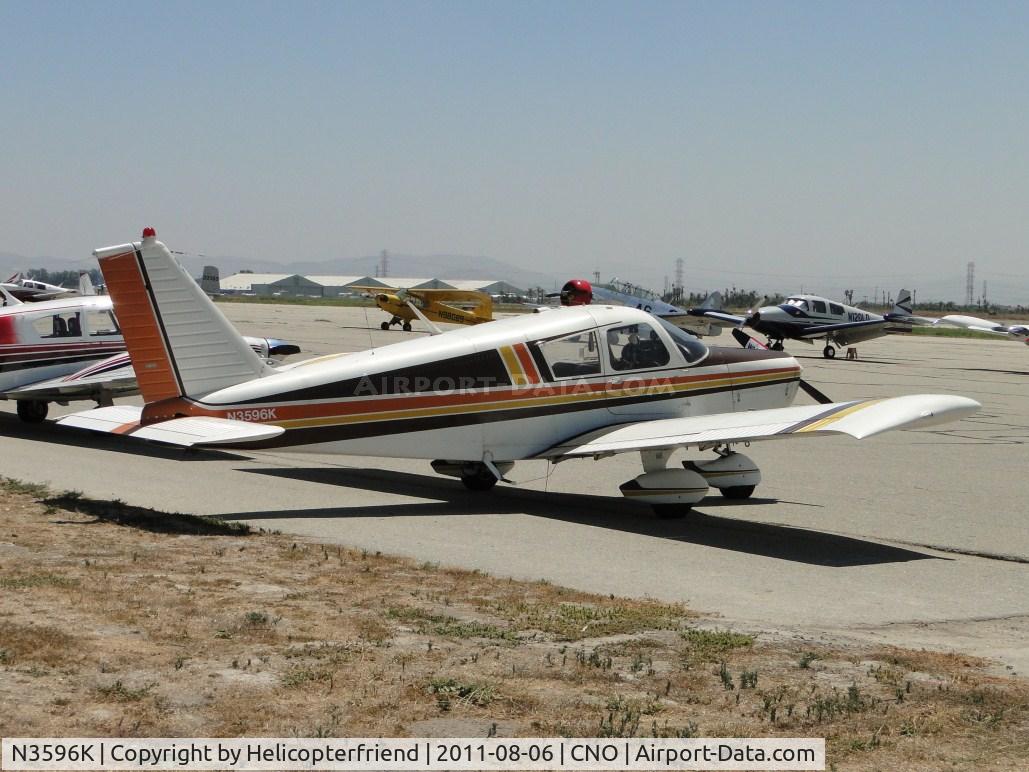 N3596K, 1967 Piper PA-28-140 C/N 28-23648, Parked in the display area