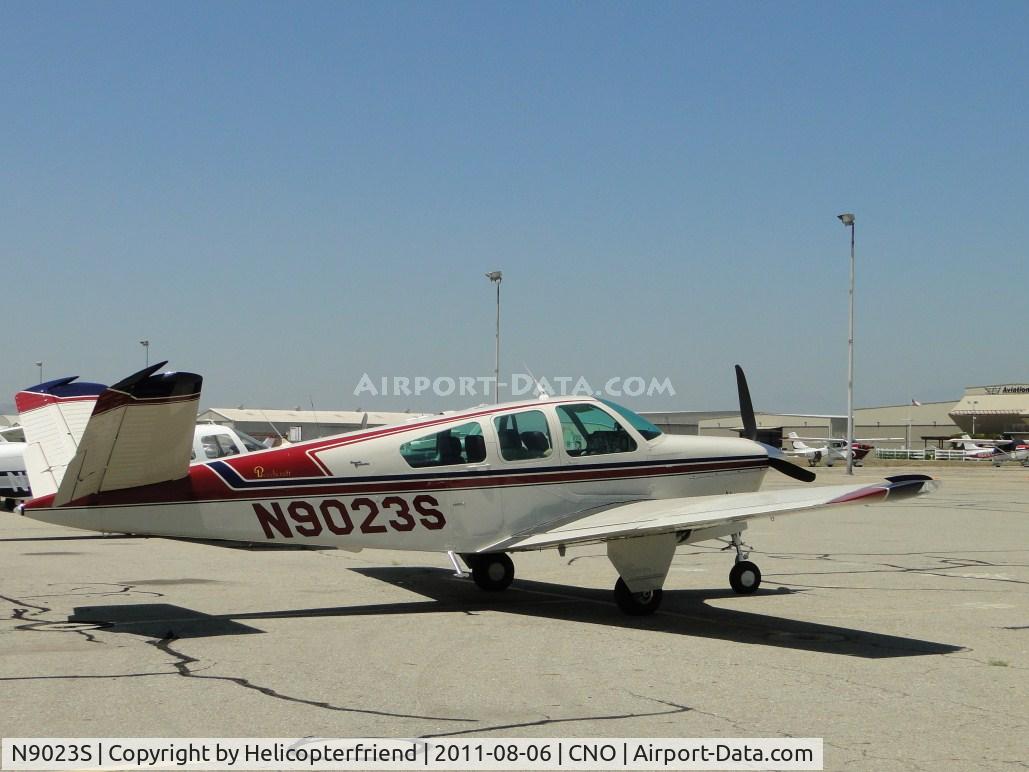 N9023S, 1965 Beech S35 Bonanza C/N D-7951, Parked in the display area