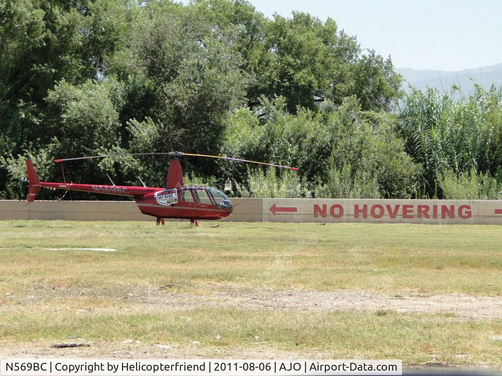 N569BC, 2006 Robinson R44 II C/N 11349, Honestly, I'm not hovering, I'm trying out my Off Road oil product